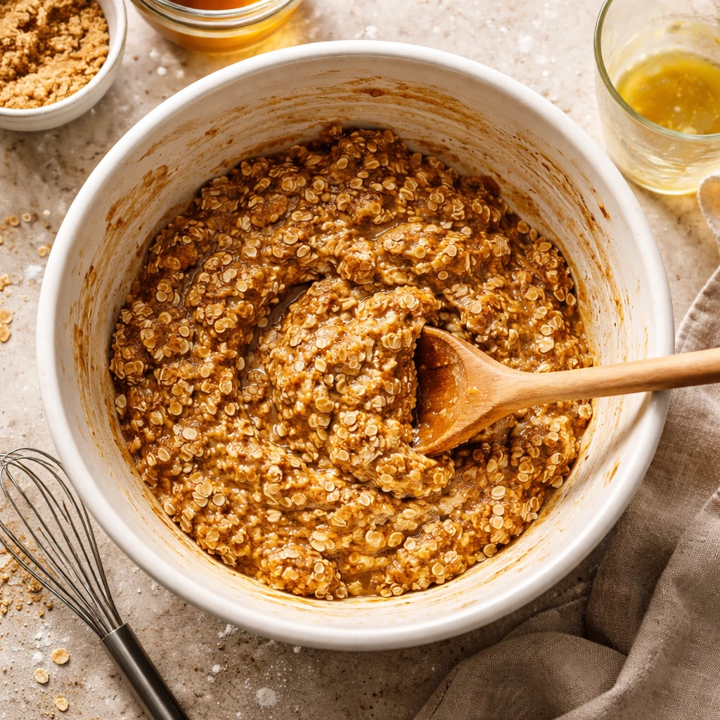 chewy oat honey bars homemade healthy snack recipe easy to make nourishing treat for family