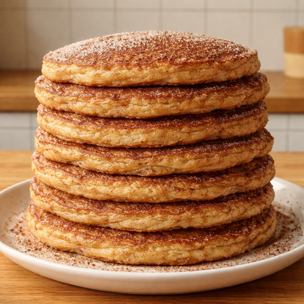 Irresistible Spanish Churro Pancakes