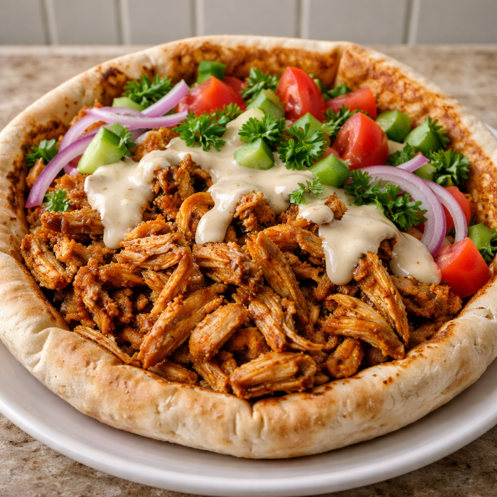 Slow Cooker Chicken Shawarma